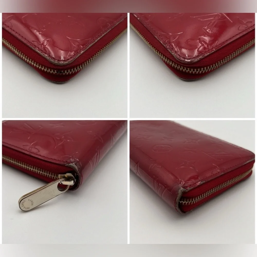 Louis Vuitton Monogram Big red vernis zipper wallet - Picture 9 of 9